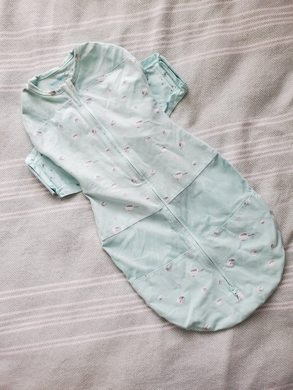 Happiest Baby SNOO Sack, L ( 18-26 lbs), Teal Planets